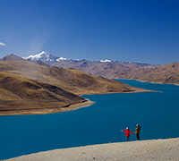 チベット　ヤムドォク湖
