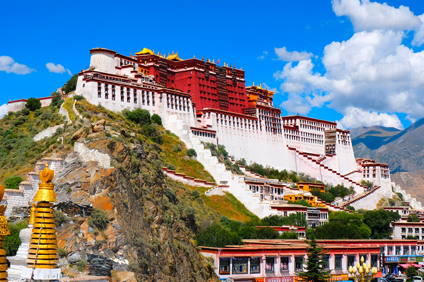 チベットラサ　ポタラ宮