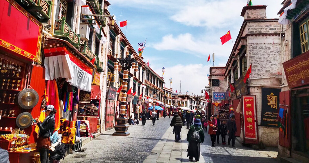 チベットラサ バルコル街（八廓街）