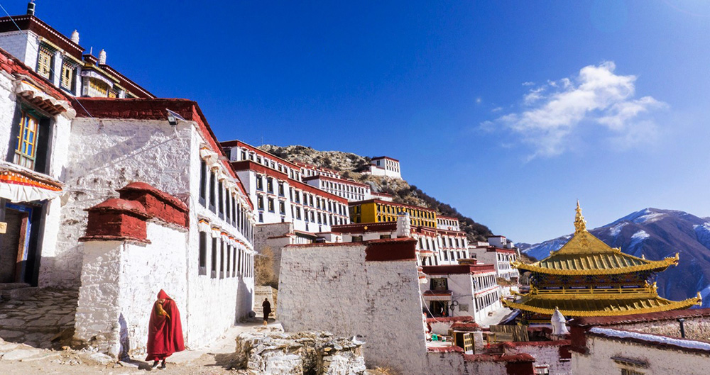 チベットラサ ガンデン寺（甘丹寺）