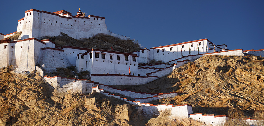 チベットギャンツェ　ギャンツェ・ゾン（江孜宗山）
