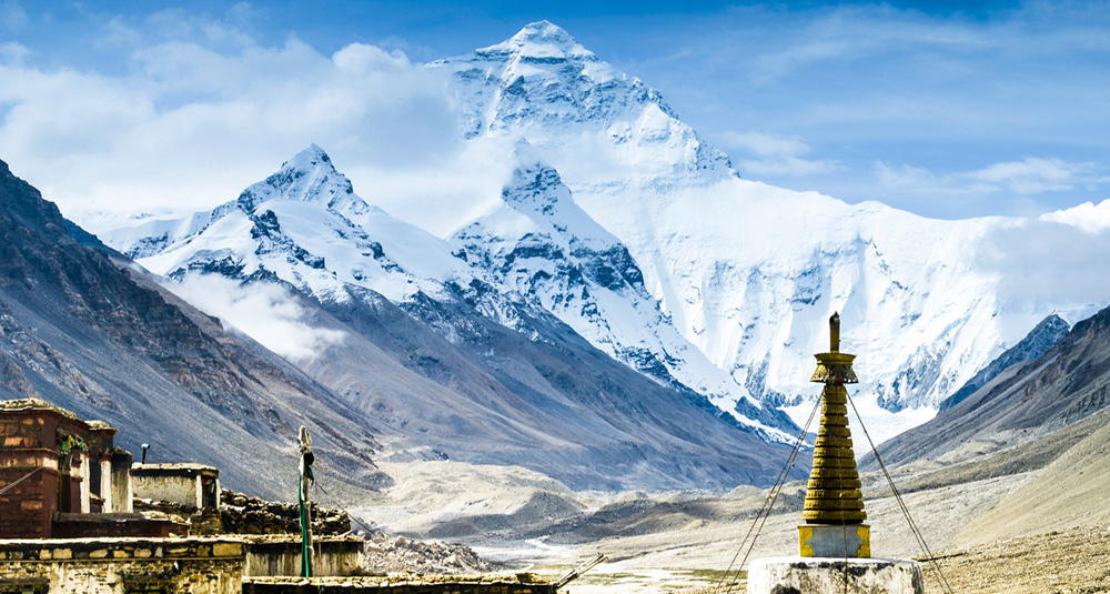 チベット チョモランマ峰（エベレスト）