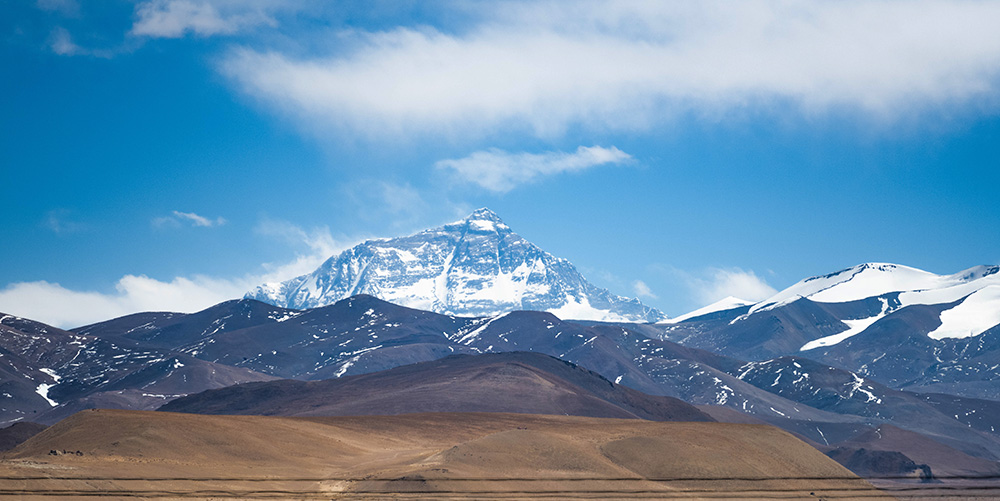 チベット チョモランマ峰（エベレスト）